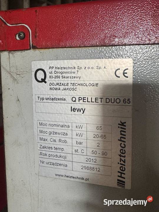 Hiztechnik Q PELLET DUO 65 LEWY Olecko