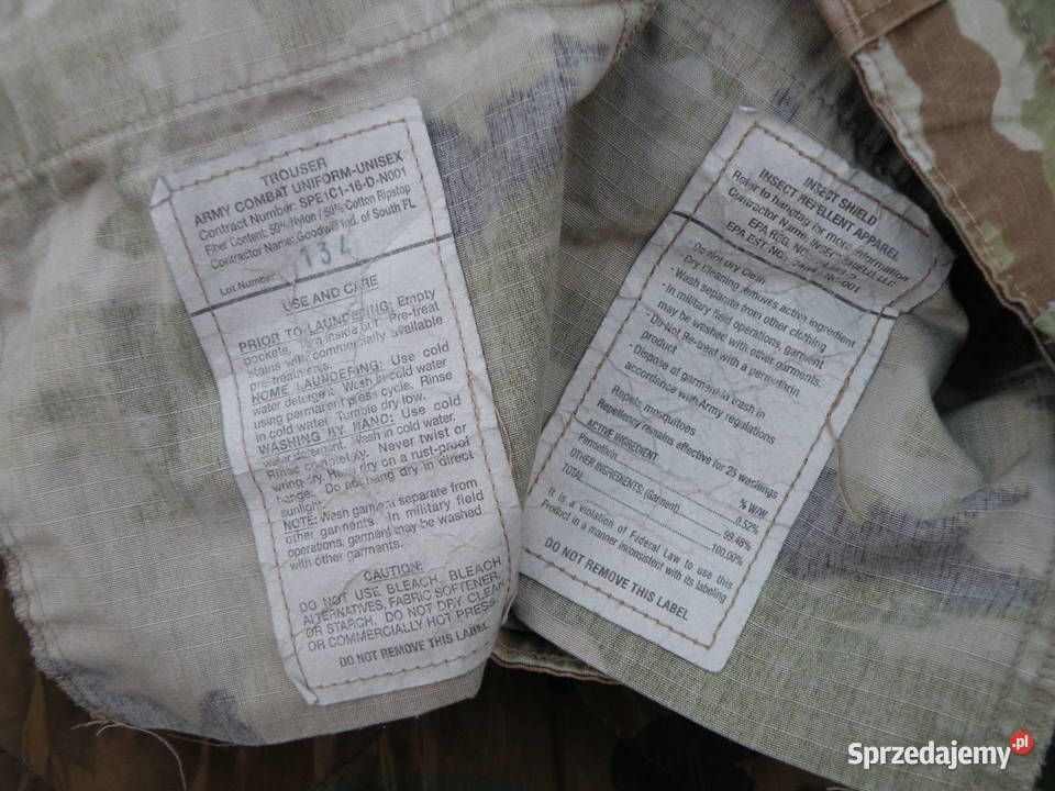 Spodnie ACU multicam ocp small regular ripstop Wrocław