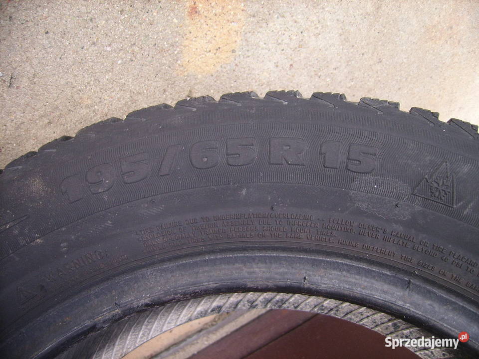 4 x opony zimowe Michelin Alpin 19565 r 15 91t 65 Radom