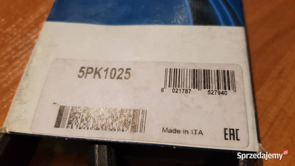 Pasek wielorowkowy 5PK1025 Dayco nowy Lublin