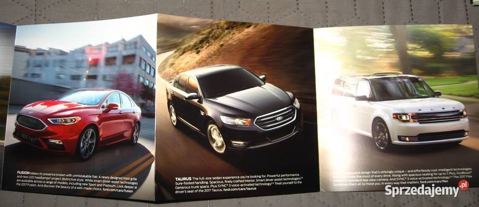 FORD 2016 SUV Cars Trucks Vans prospekt katalog Kępice