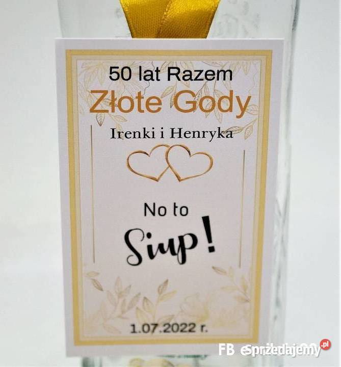 Zawieszki na alkohol wykonane na zamówienie 50 Zielona Góra