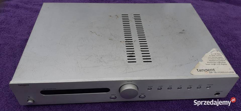 Wzmacniacz Tanqent 2x60W wyświetlacz LCD6 wejść2 Wzmacniacze i pokrewne Tuszkowo