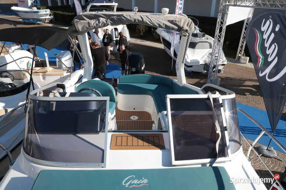 Nowa łódź z kabiną Gaia 2450 CABIN dł 760m 8 Gdynia sprzedam