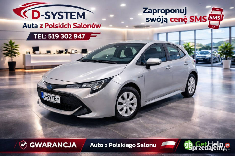 Toyota Corolla 21r Salon Polska 18 HYBRID lakier metallic Białystok
