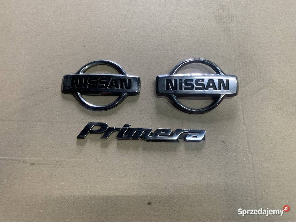 Emblemat znaczek napis Nissan Almera Primera Szczecin sprzedam