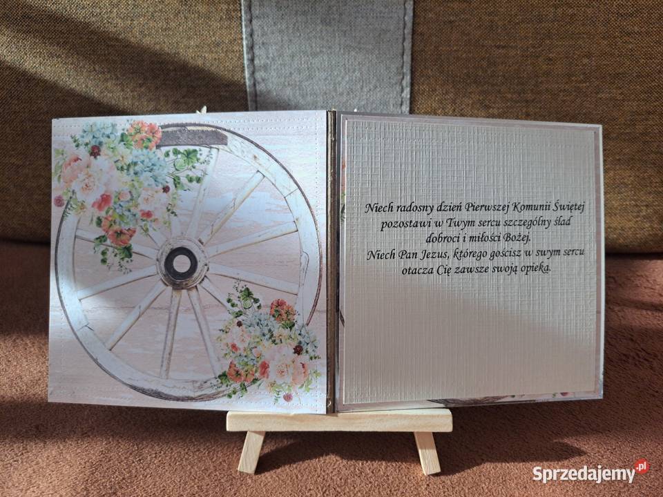 Kartka pamitka Komunia Święta łódzkie