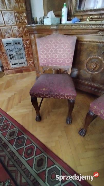 Piękny komplet do jadalni antyk śląskie Zabrze