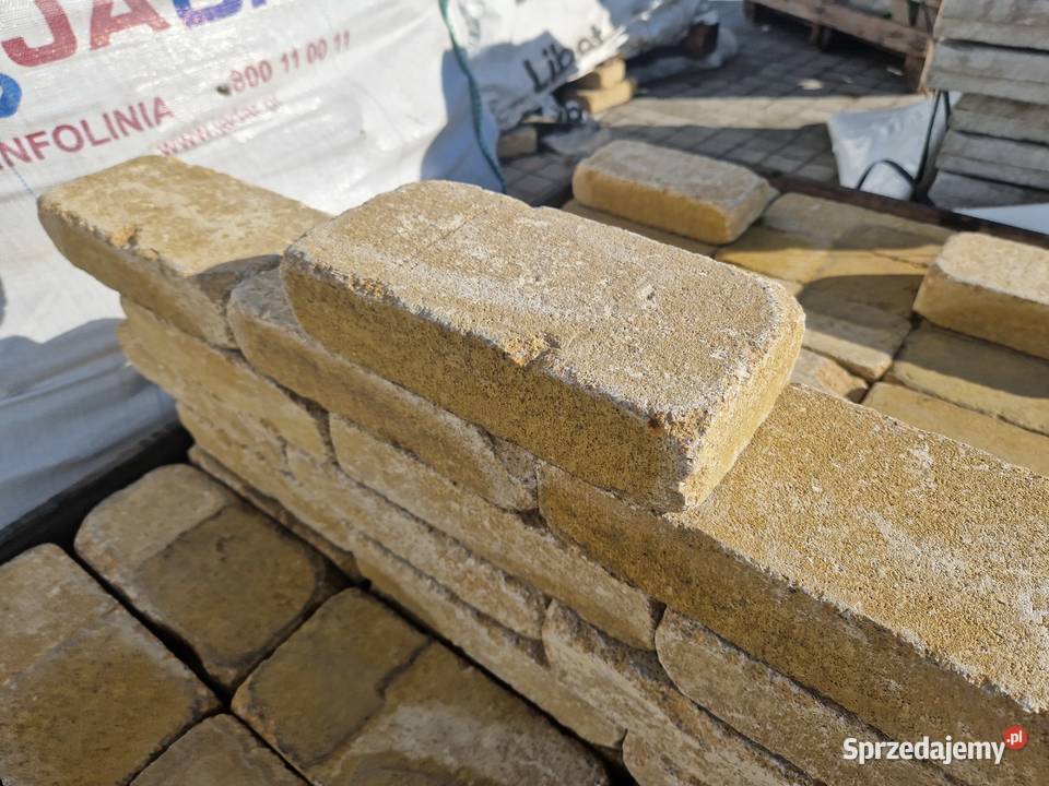 Cegła Łupana Antyk Postarzana Ogrodzenie Jadar Wielogóra sprzedam