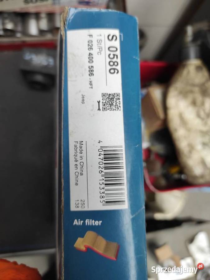 Filtr powietrza BOSCH F026400586
S 0586JEEP terenowe Olsztyn
