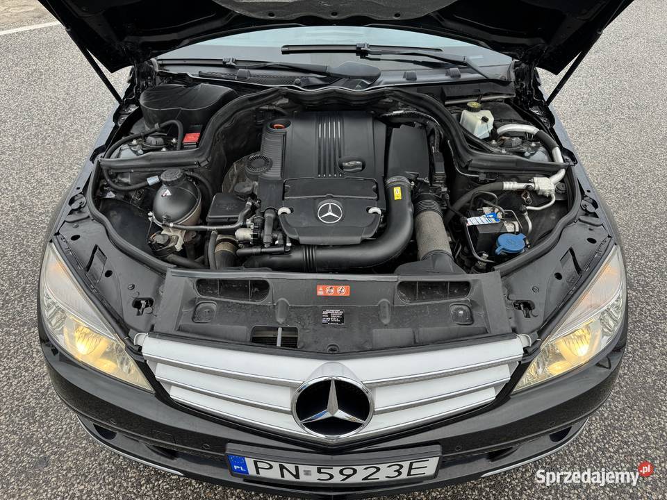 Mercedes C 18 BENZYNA Zarejestrowany Długie elektryczne lusterka wielkopolskie Konin