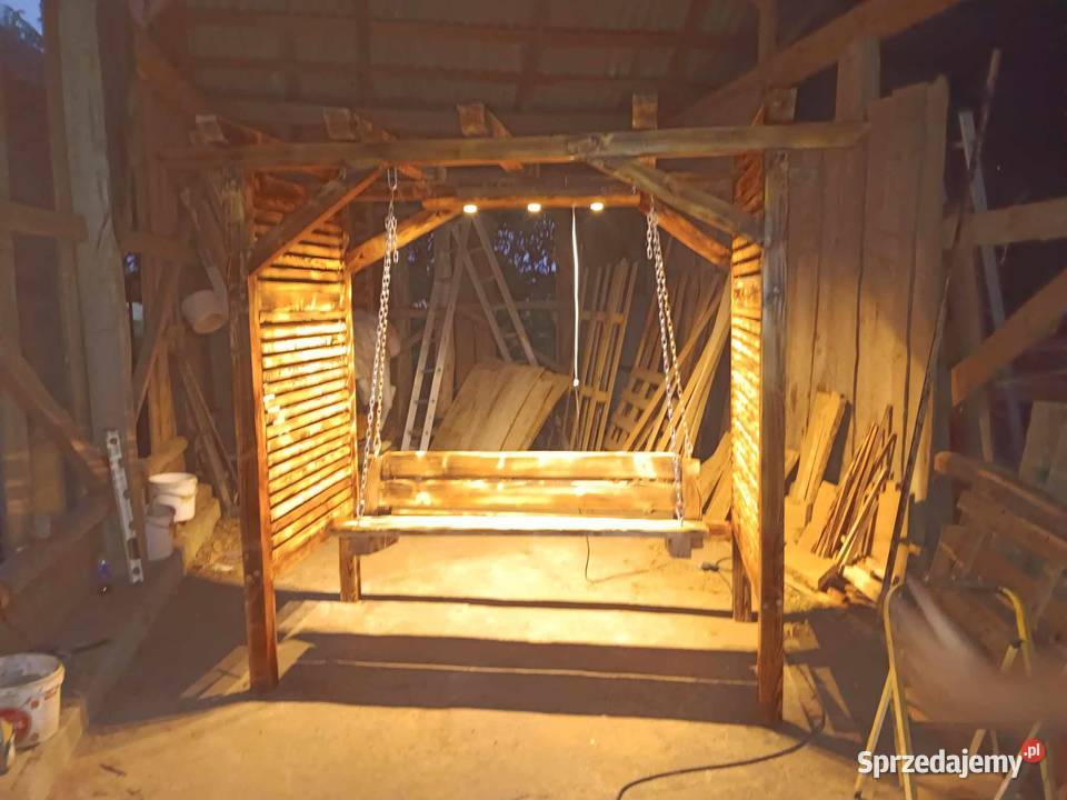 Pergola z morzliwościo z ławeczko jako huśtawka Ciechanów sprzedam