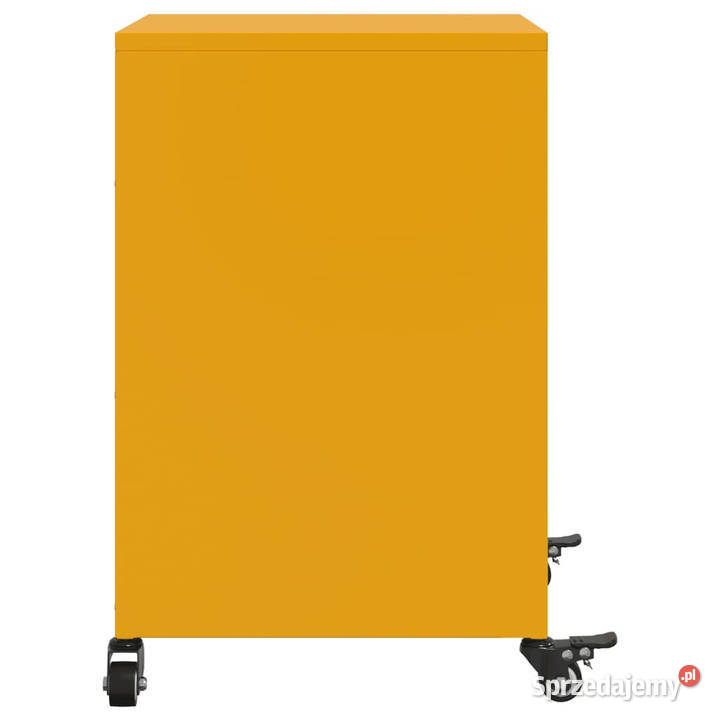 Szafka nocna musztardowa 36x39x59 stal WM846722 Warszawa sprzedam