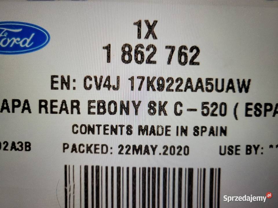 Zaślepka Haka Ford KUGA 1862762 CV4J17K922AA5UAW osobowe
