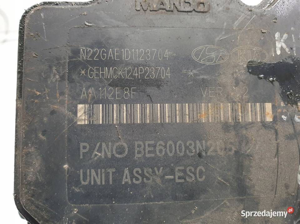 Kia Carens IV POMPA ABS hamulcowa 58910A4981