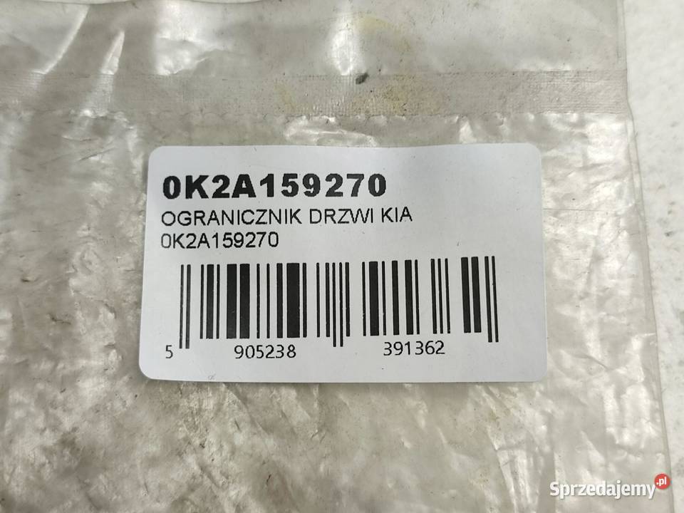 OGRANICZNIK DRZWI LEWY PRZÓD KIA SEPHIA 19972004