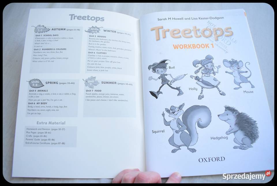 TREETOPS 1 Zeszyt ćwiczeń z płytą CD NOWY Oxford angielski Płock