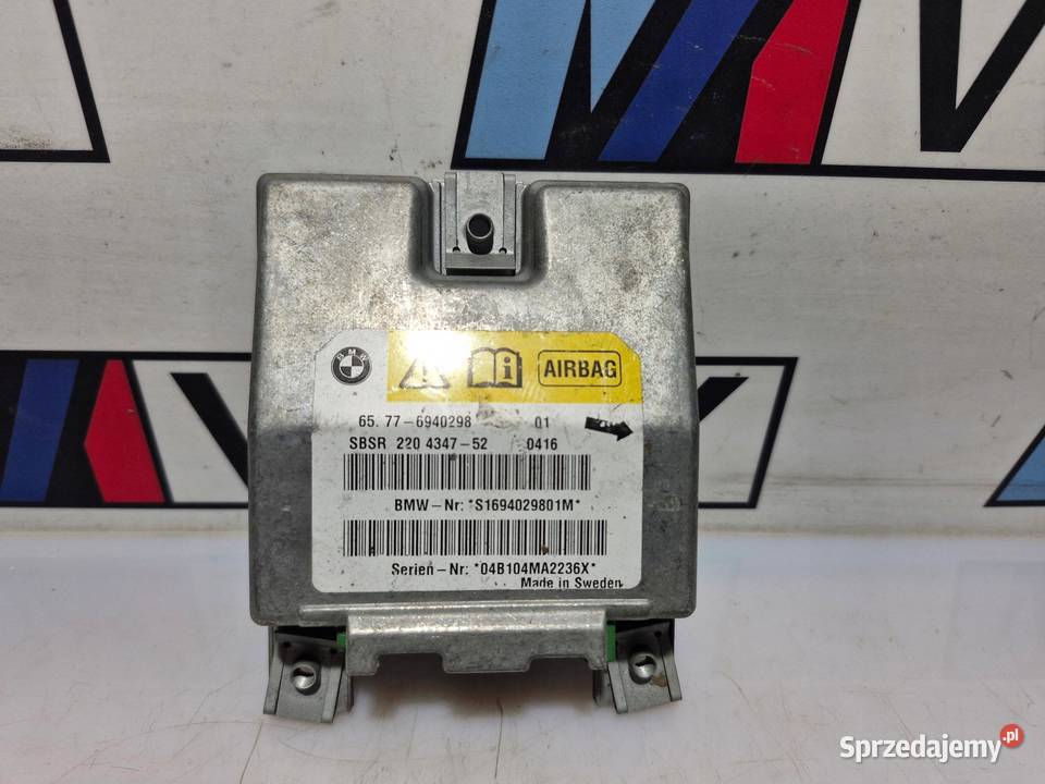 BMW E60 E61 MODUŁ STEROWNIK SENSOR PODUSZEK