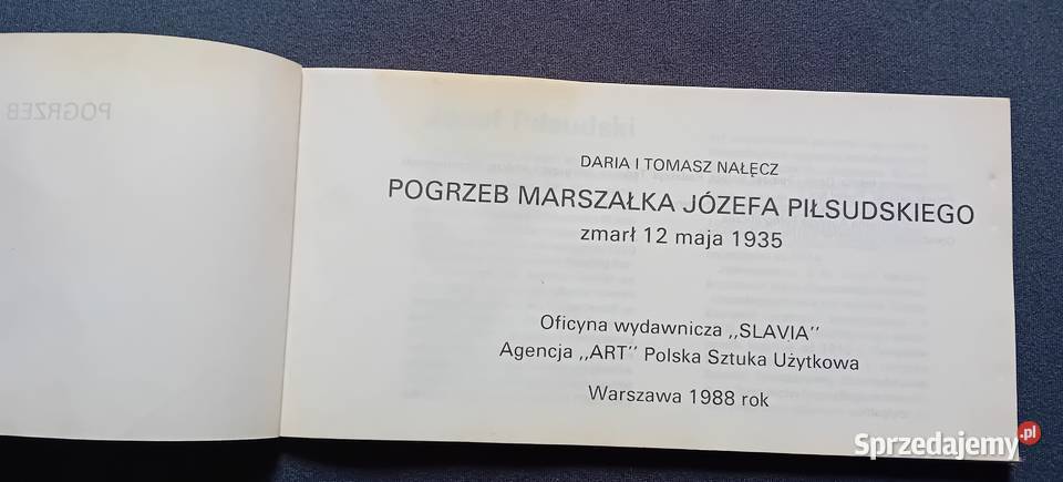 D i T Nałęcz Pogrzeb Marszałka Józefa Antykwariat wielkopolskie Koźminek
