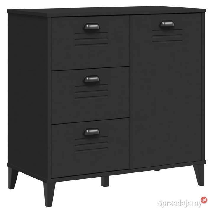 Szafka VIKEN czarna 80x40x80 materiał Warszawa