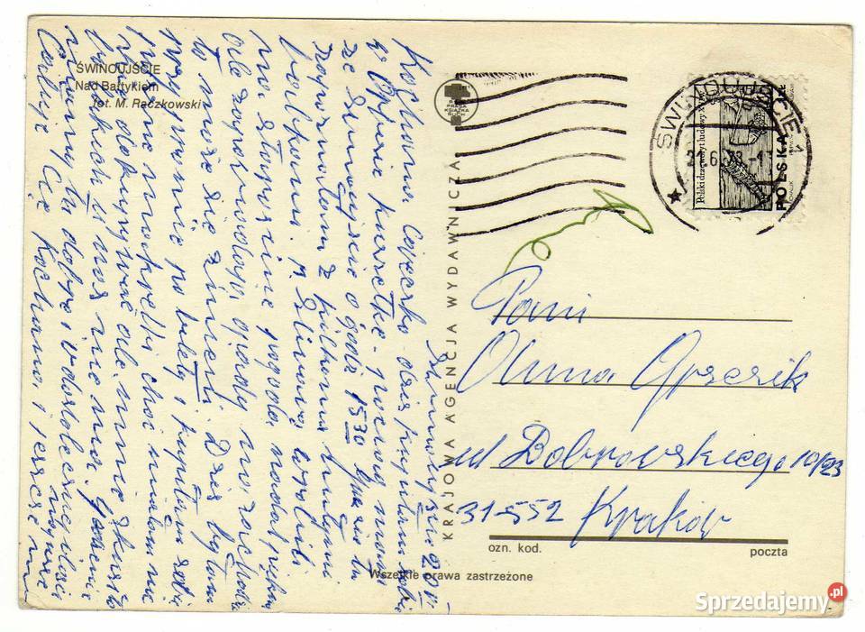 ŚWINOUJŚCIE BAŁTYK POCZTÓWKA 4 Krynki