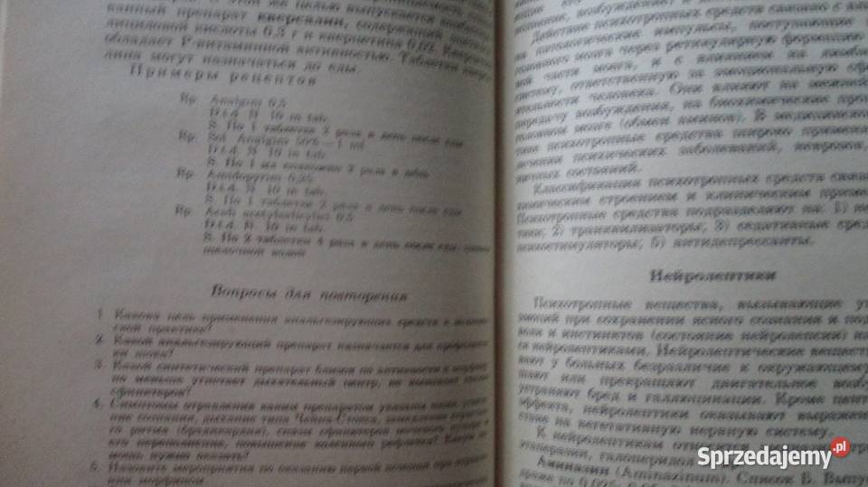 Farmakologia z recepturą farmakologia receptura Łódź sprzedam