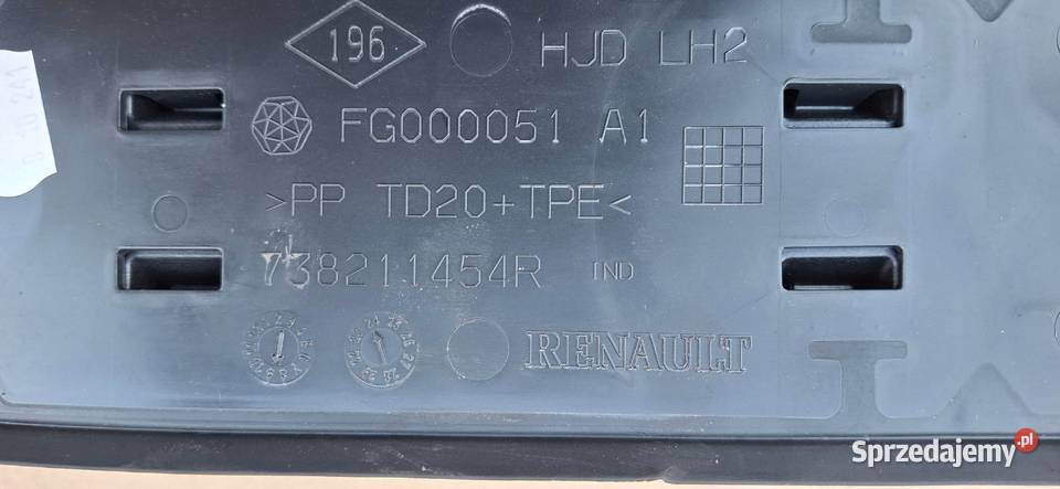 DACIA DUSTER III RELING DACHOWY LEWY 738211454R Kargowa sprzedam