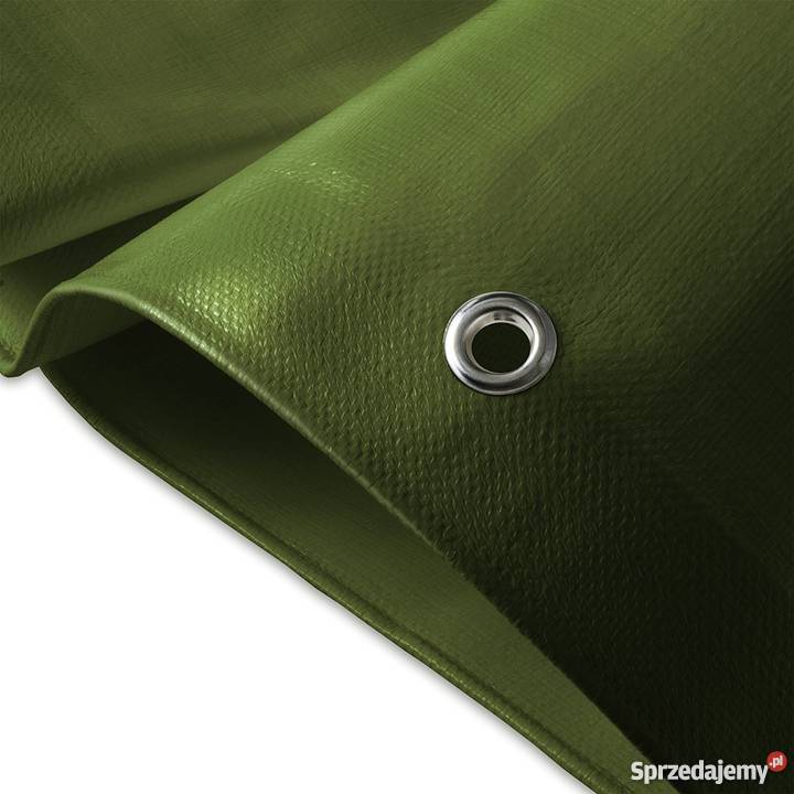 Plandeka okryciowa 130g zielonoSrebrna Różne