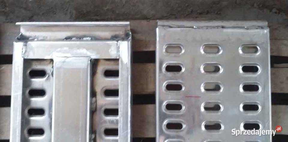 Najazdy aluminiowe 1x wzm 3000x420x90mm Podjazdy Lubanie