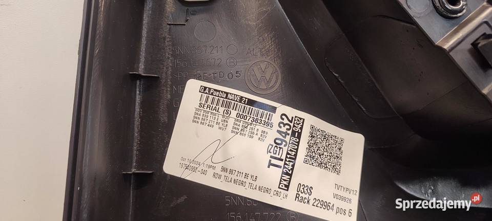 TIGUAN II ALLSPACE BOCZEK DRZWI LEWY TYŁ sprzedam