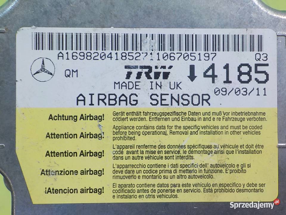 MERCEDES B W245 LIFT 15 B 11r 5D modul sensor Wyposażenie elektryczne Suków