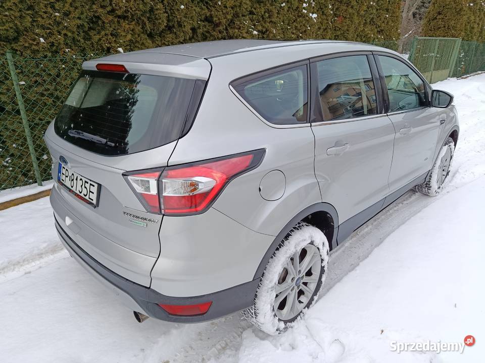 Ford Kuga Titanium AWD 4WD 4x4 182 2017 serwisie 1499cm3 Piotrków Trybunalski sprzedam