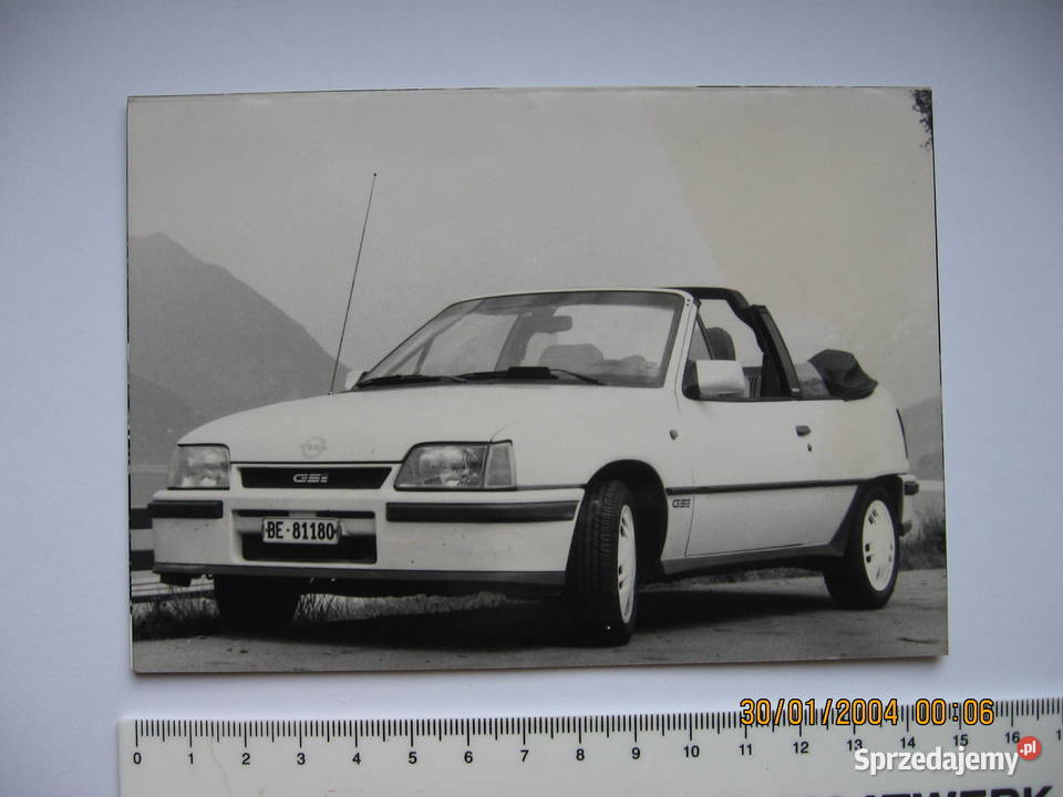 OPEL Kadett GSI cabriolet stara fotografia GM Przemyśl sprzedam