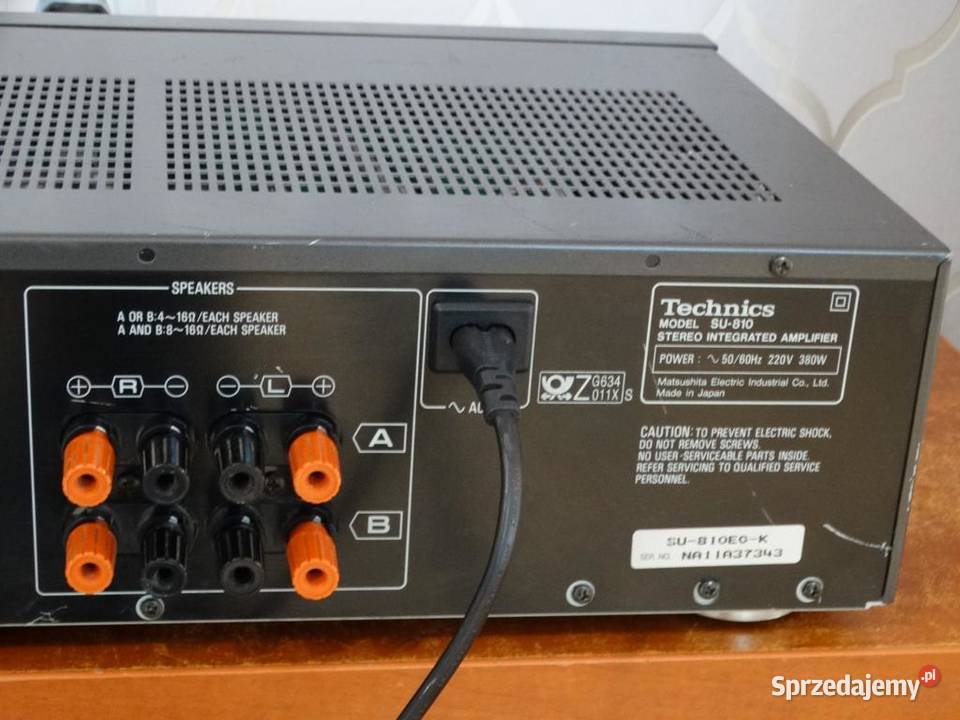 Wzmacniacz Technics SU810 sprawny 380 wat Jasło