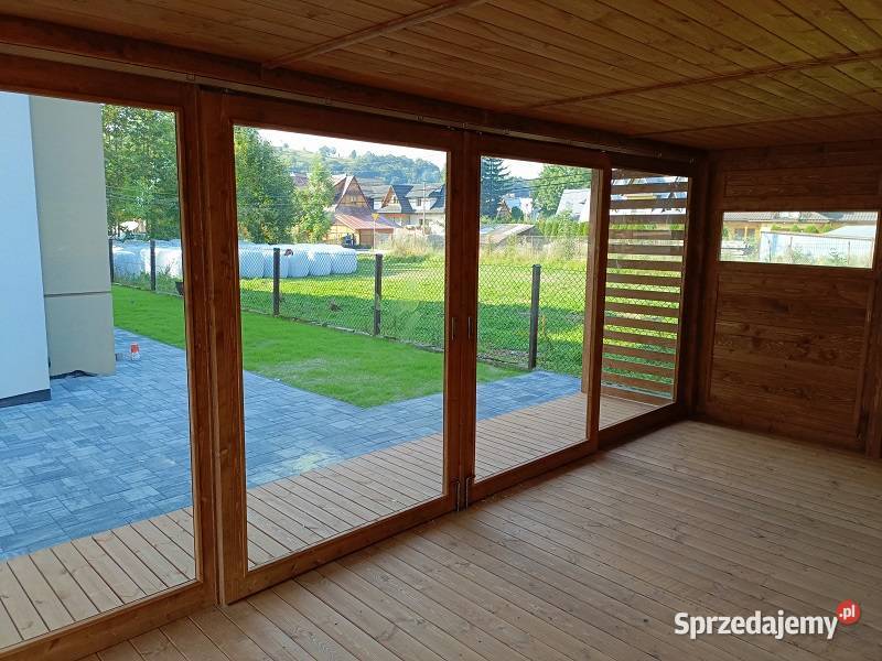 Altana 36 Nowoczesna 4x7 m Blacha Rynny Taras śląskie Parzymiechy