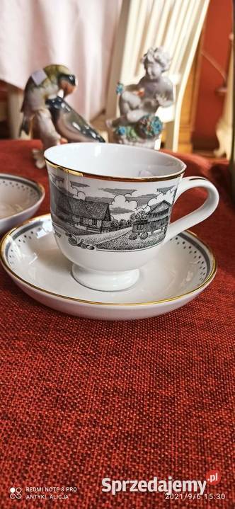 Filiżanka z widoczkiem Z napisem 2001 Bjrred Gdańsk