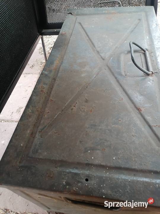 wojskowa skrzynia metalowa Lidzbark Warmiński