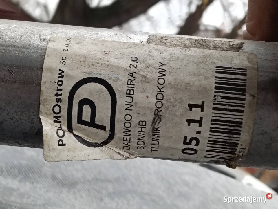 Tłumik środkowy OE Daewoo Nubira 20 0511 sedan osobowe Tłumiki śląskie Chorzów