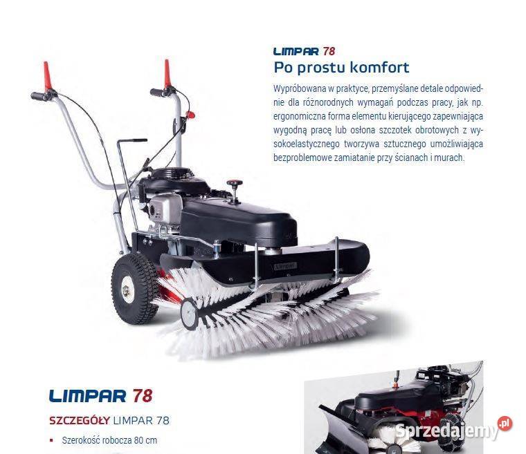 Zamiatarkoodśnieżarka Limpar 78 z silnikiem nieuszkodzony dolnośląskie