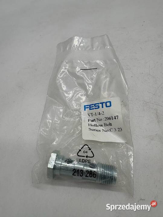 Festo VT142 206147 Śruba drążona Warszawa sprzedam