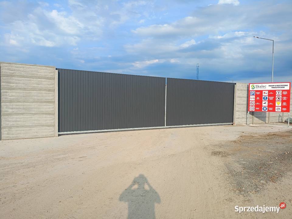 Blacha na burty ogrodzenia bramy przemysłowe Łysiny