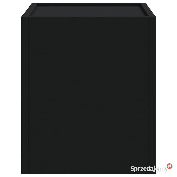 Wisząca szafka nocna czarna 45x30x35 WM848327 Warszawa