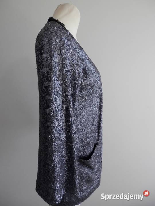 Marynarka Blezer Narzutka Cekinowa Srebrna podlaskie Łomża sprzedam