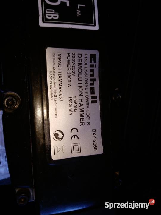 Młot wyburzeniowy Einhell Expert plus 65J udar mazowieckie