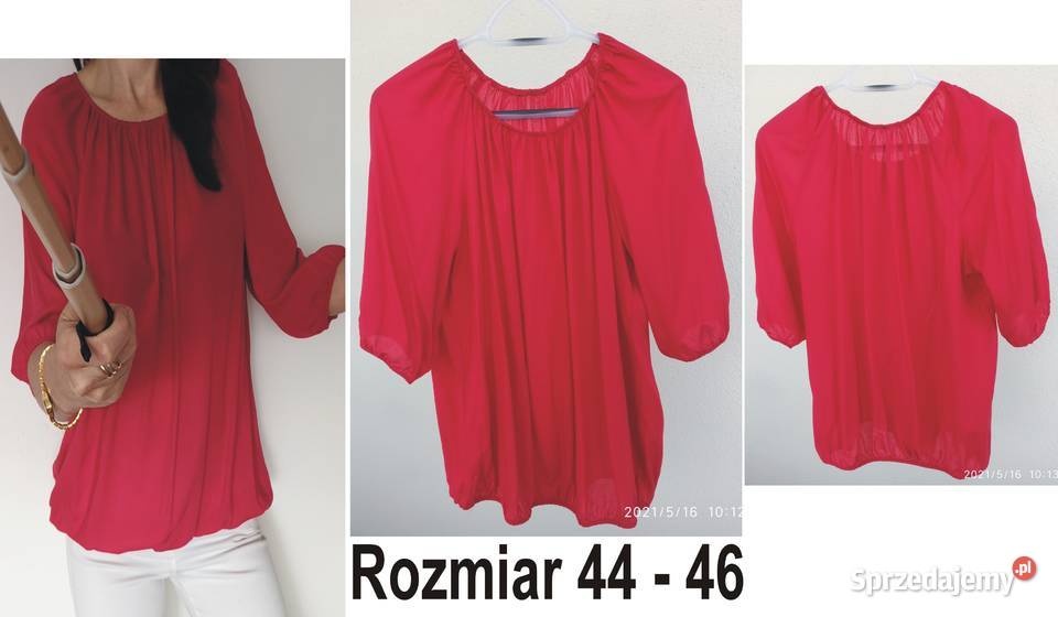 różowa letnia bluzka z rękawem 34 rozmiar 4446 Radzyń Podlaski