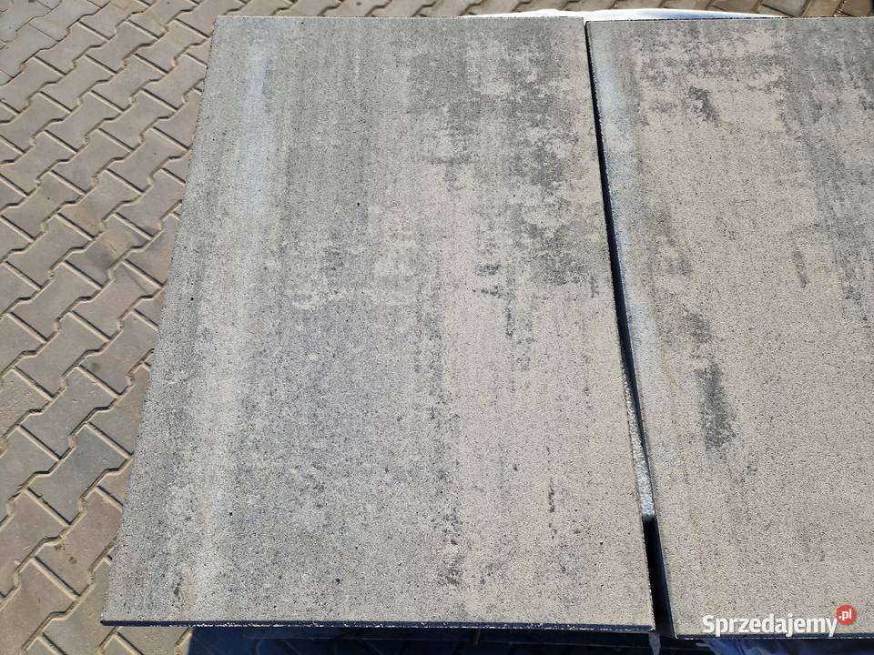 Płyta Bulwar Wiślany 50x75x10 Zima Kostka mazowieckie