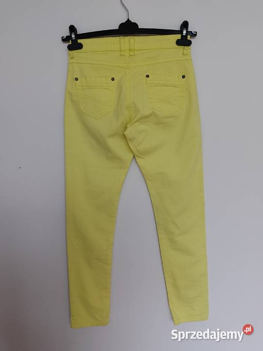 Żółte spodnie Top Secret r 36 bawełniane Gdynia