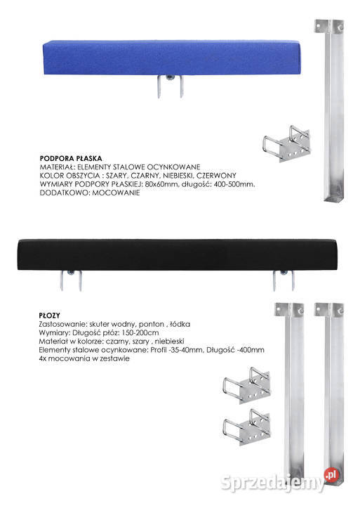 Przyczepa podłodziowa Płozy łoża 120 Super wielkopolskie Plewiska