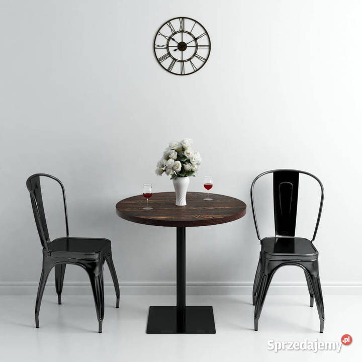 Stolik bistro z MDF stalowa podstawa 80x75 Warszawa