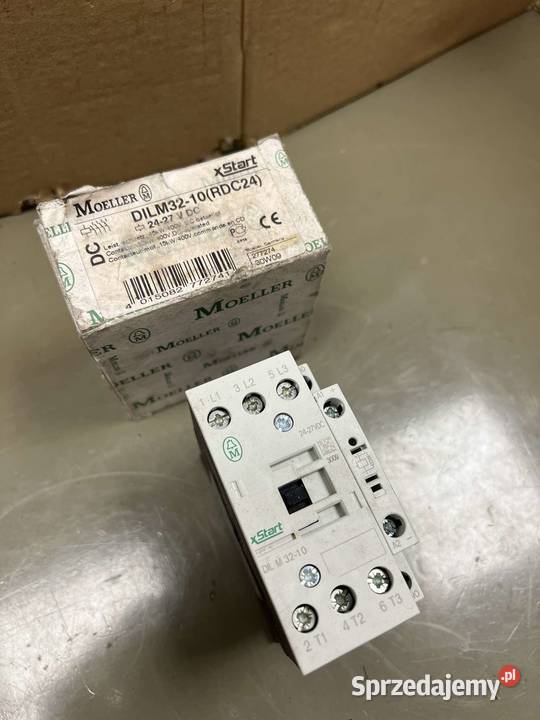 Stycznik mocy DILM3210 RDC24 2427VDC 15kW 400V Elektronika